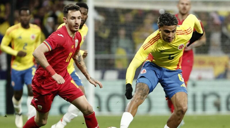 Colombia venció 3-2 a Rumanía en el estadio Cívitas Metropolitano en Madrid.