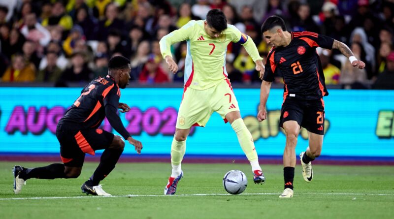 Colombia logró una victoria histórica al vencer 1-0 a España.