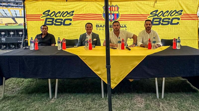 Los socios de Barcelona SC no cumplieron el quórum requerido para seguir con la asamblea, los dirigentes se quedaron plantados Foto: cuenta X de Socios BSC