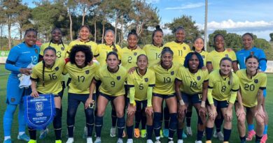 Selección femenina de Ecuador no pudo con Rusia.