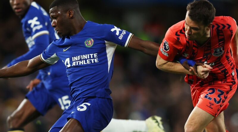 El Chelsea ganó a Everton por 6-0 en Stamford Bridge con un gran desempeño de Moisés Caicedo.