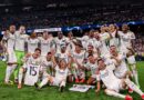 El Real Madrid celebra su histórica victoria sobre el Bayer Munich, asegurando su lugar en la final de la Champions League.