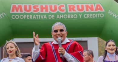 El presidente de Mushuc Runa, Luis Alfonso Chango, expresó su molestia con GolTV porque les adeudan más de 7 meses.