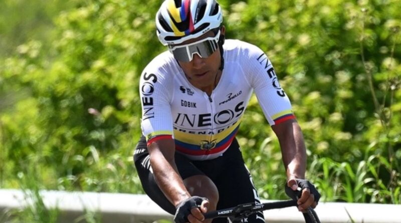 Jhonatan Narváez quedó atrás en la etapa 8 del Giro de Italia, el ecuatoriano llegó en el puesto 46