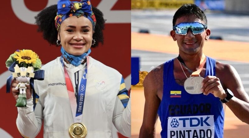 Neisi Dajomes y Daniel Pintado, abanderados de Ecuador para los Juegos Olímpicos de París 2024, listos para representar a su país en la máxima cita deportiva mundial.