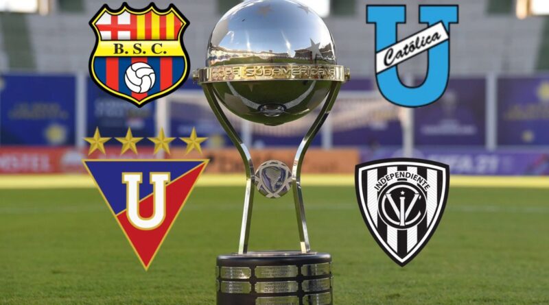 Los equipos ecuatorianos BSC, LDU, IDV y Universidad Católica ya tienen sus fechas definidas para los octavos de final de la Copa Sudamericana.