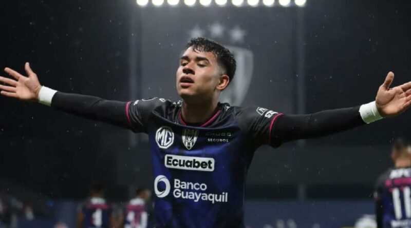 Kendry Páez, destacado como el mejor jugador de la fase 1 de la LigaPro 2024 por su brillante desempeño con Independiente del Valle.