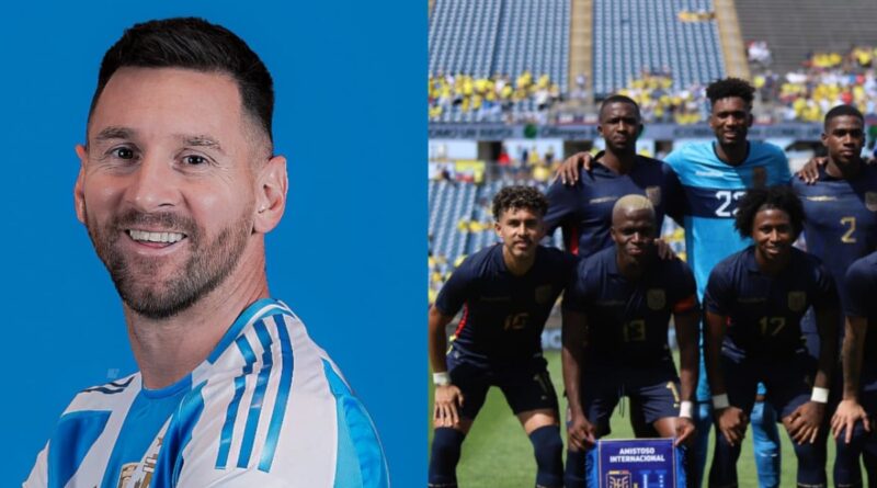 El astro de la Selección de Argentina, Lionel Messi, destacó a la generación de futbolistas ecuatorianos que compiten en la élite mundial.