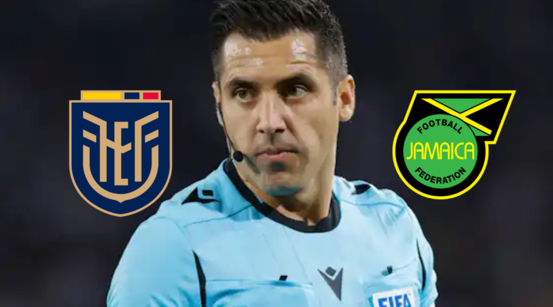 Cristian Garay será el arbitro para el Ecuador vs. Jamaica