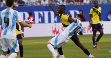 Ecuador cayó 1-0 ante Argentina en partido amistoso