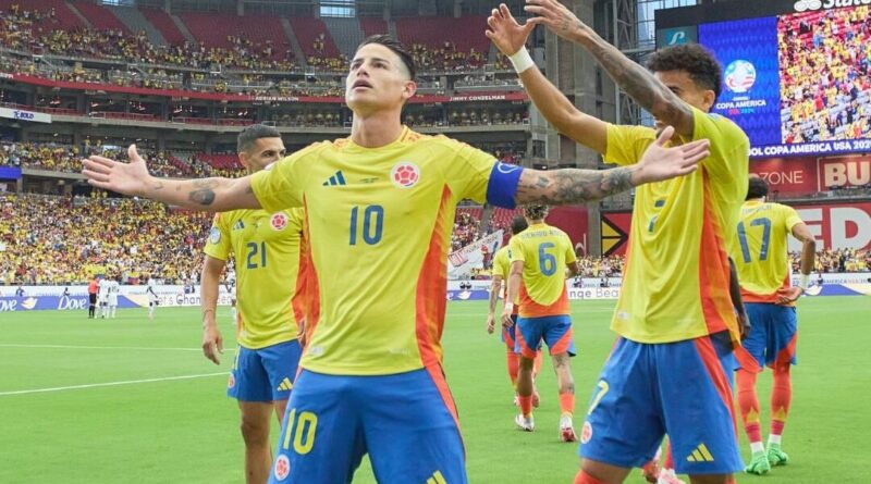 La selección de Colombia clasificó a la semifinal de la Copa América 2024