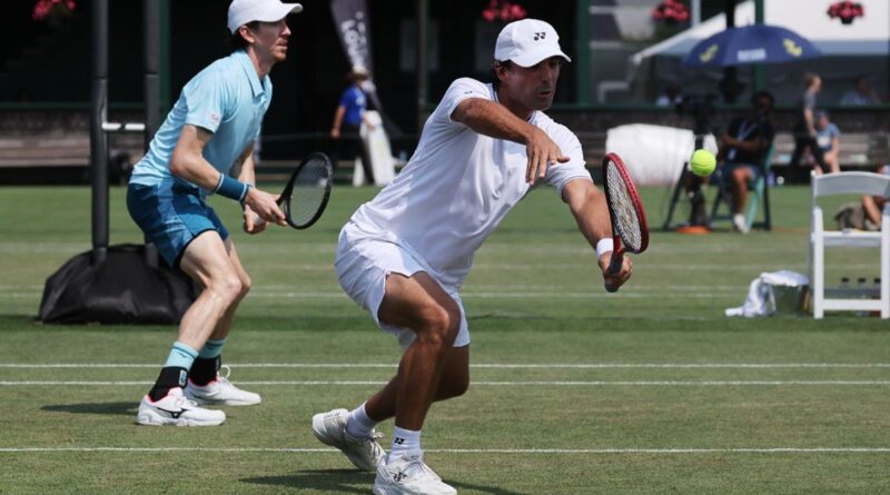 Diego Hidalgo participó en el ATP 250 de Newport.