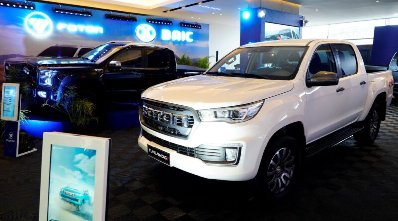 Foton resalta con la camioneta Tunland- Fue presentada en Autoshow de Guayaquil.