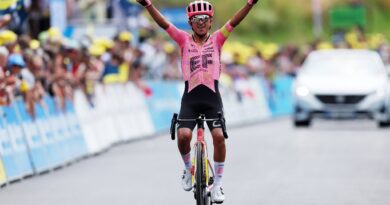 Alexander Cepeda ganó la segunda etapa del tour de l'Ain 2024