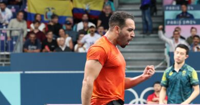 Alberto Miño, a la ronda de 32 en Tenis de Mesa de los Juegos Olímpicos