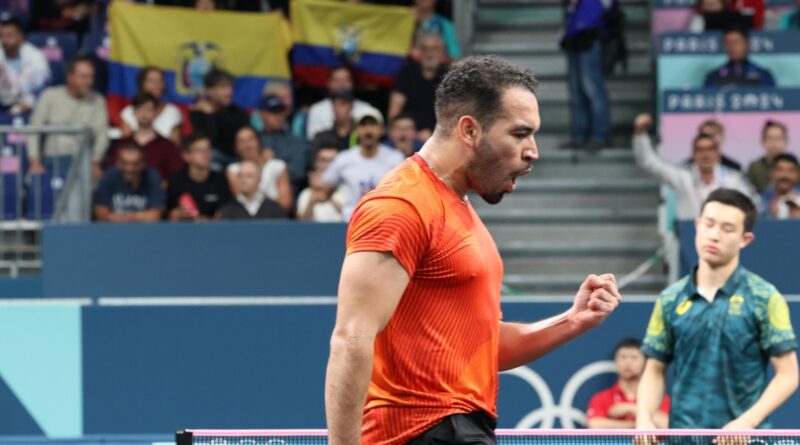 Alberto Miño, a la ronda de 32 en Tenis de Mesa de los Juegos Olímpicos