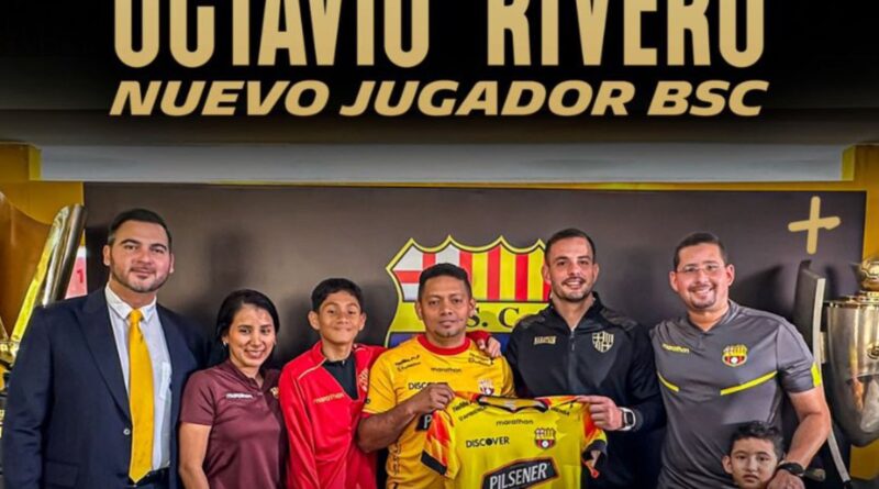 Octavio Rivero se une a Barcelona SC para las próximas dos temporadas, prometiendo fortalecer el frente de ataque del equipo 'torero' con su experiencia y habilidad goleadora.