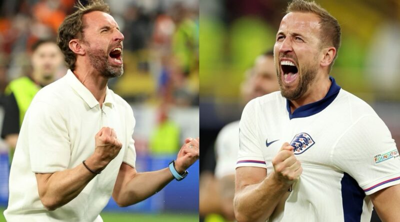 Inglaterra celebra su victoria 2-1 sobre Países Bajos, asegurando su lugar en la final de la Eurocopa 2024.