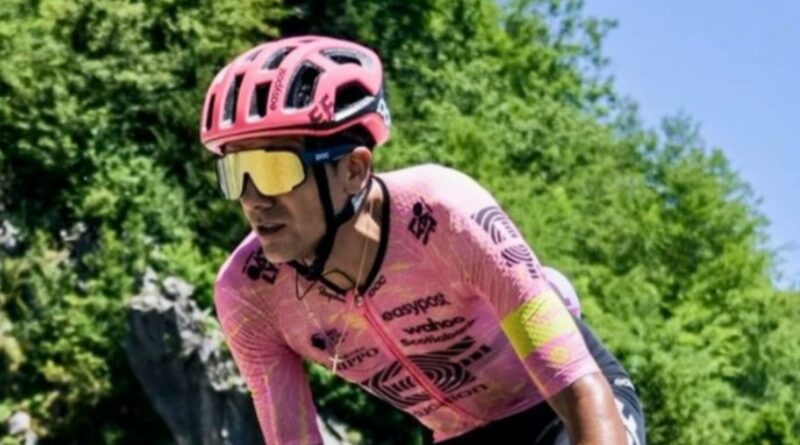 El ciclista ecuatoriano, Richard Carapaz, ascendió un puesto en la clasificación general del Tour de Francia 2024.