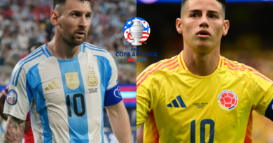 Messi vs. James Rodríguez en la final de la Copa América USA 2024