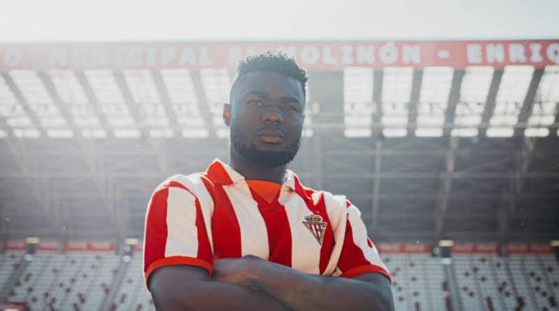 Jordy Caicedo anotó un doblete con el Sporting Gijón