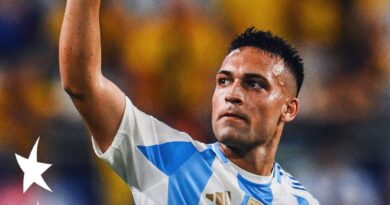 Lautaro Martínez anotó el gol que le dio el título a Argentina sobre Colombia, por 1-0, en la final de la Copa América.
