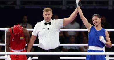 La boxeadora ecuatoriana María José Palacios cayó derrotada por decisión dividida (4-1) ante Shih Yi Wu, en cuartos de final.