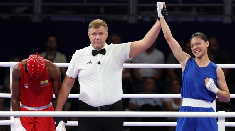 La boxeadora ecuatoriana María José Palacios cayó derrotada por decisión dividida (4-1) ante Shih Yi Wu, en cuartos de final.