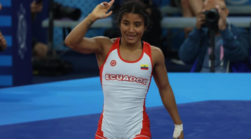 Lucía Yépez está en semifinales de la disciplina lucha de estilo libre de 53 kg femenino después de vencer Hyo Gyong Choe y Beatrice Ana.