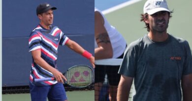 Gonzalo Escobar y Diego Hidalgo entrenaron este fin de semana en las canchas del complejo del US Open. Jugarán el cuadro principal.