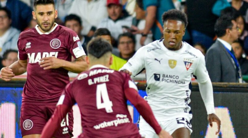 Liga de Quito cayó 2-1 ante Lanús en un duelo intenso por los octavos de final de la Copa Sudamericana.