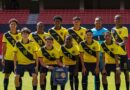 La selección Sub-17 de Ecuador celebra su victoria 4-1 sobre Costa Rica en el debut de Juan Carlos Burbano como DT.