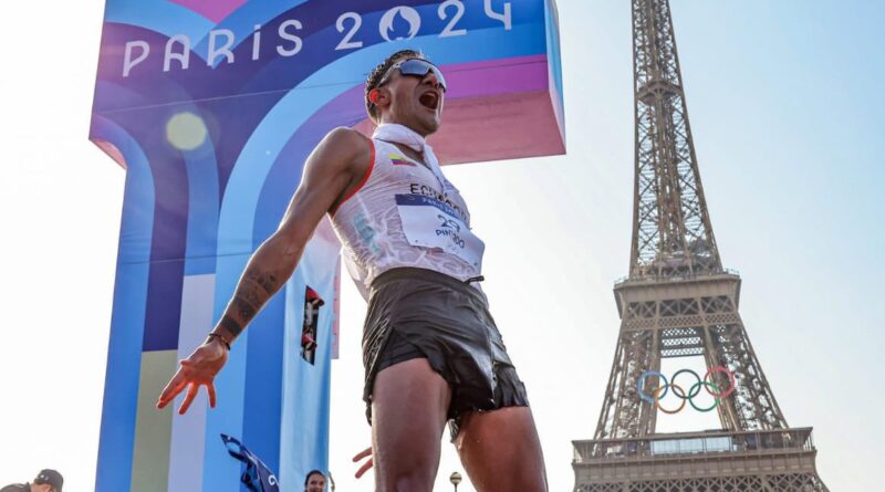 Daniel Pintado es un marchista cuencano de 29 años que entró a la historia del deporte ecuatoriano tras ganar una medalla de oro en París.