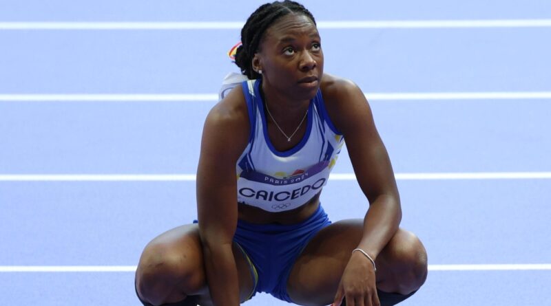 Maribel Caicedo accedió a semifinales de los 100 metros con vallas tras terminar segunda en el Heat 2 del repechaje.