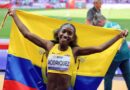 Kiara Rodríguez, doble campeona paralímpica en París 2024, tras obtener el oro en salto de longitud T46/47 y 100 metros planos, haciendo historia para Ecuador.