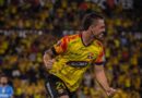 Octavio Rivero fue la gran figura en la victoria de Barcelona SC sobre Macará. El delantero uruguayo marcó los dos goles del elenco canario.