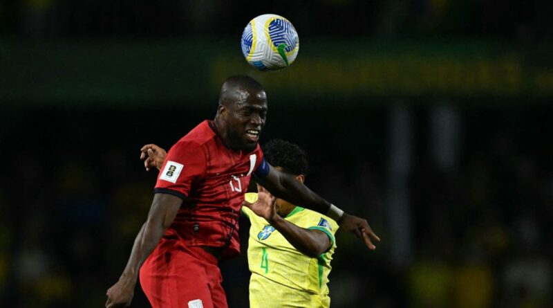 Enner Valencia jugó con la Selección de Ecuador ante Brasil, por las eliminatorias, este 6 de septiembre del 2024.