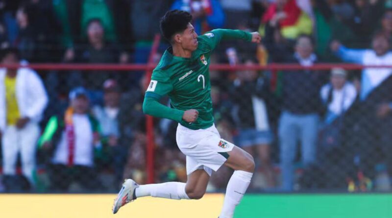 Bolivia sorprendió al vencer 1-0 a Colombia y poner fin a su invicto en las Eliminatorias Sudamericanas