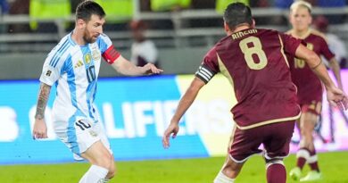 Venezuela empata 1-1 con Argentina en un intenso duelo de la novena fecha de las Eliminatorias Sudamericanas.