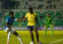 Juan Riquelme Angulo celebra tras anotar el gol de la victoria en el 2-1 de Ecuador Sub-15 ante Brasil en el Sudamericano.