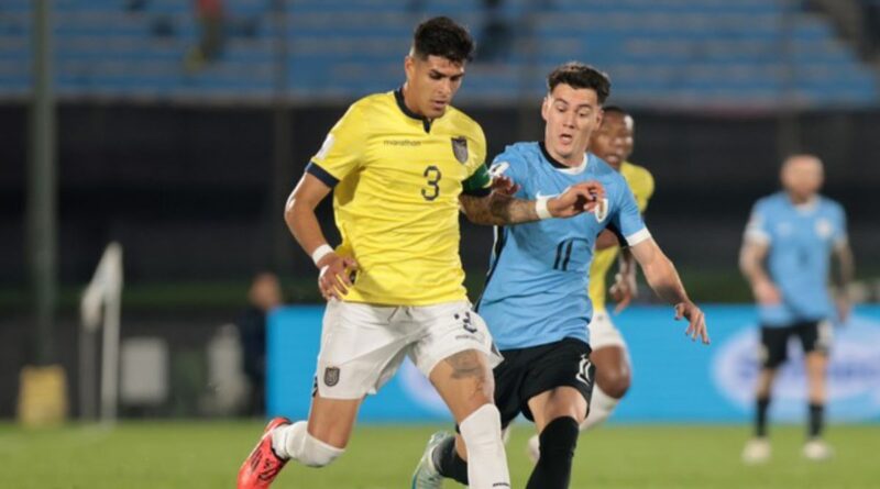 Piero Hincapié lució la cinta de capitán por primera vez, liderando a Ecuador en un empate sin goles contra Uruguay en Montevideo.