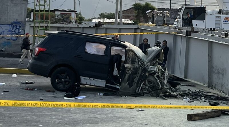 Víctor Charcopa, uno de los ocupantes del auto que se impactó contra una viga, falleció en una casa de salud.