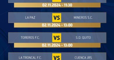 La FEF publicó los horarios para los partidos de ida del Ascenso Nacional, donde están clubes como SD Quito, D. Quevedo y LDU Portoviejo.