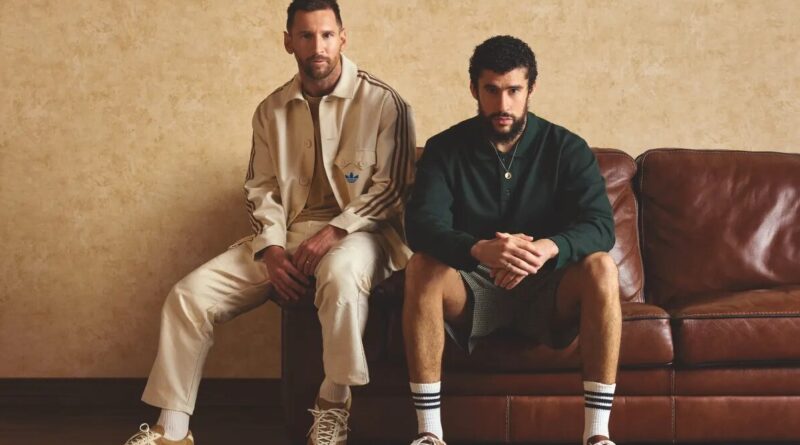 Lionel Messi y Bad Bunny colaboraron para lanzar dos pares de zapatos: el Adidas Gazelle y el Adidas F50.