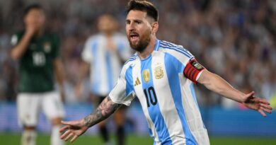 Lionel Messi anotó tres goles ante Bolivia, en la victoria de 6-0.