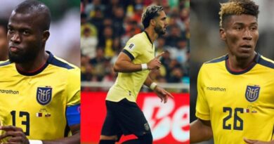 Enner Valencia, Leonardo Campana y Kevin Rodríguez, los tres delanteros de Ecuador para enfrentar a Bolivia y Colombia en las Eliminatorias.