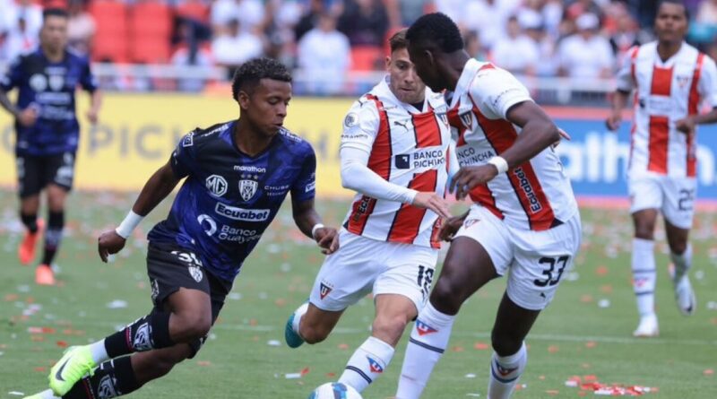 La final de vuelta entre Independiente del Valle (IDV) y Liga de Quito se jugará el sábado 14 de diciembre, en el estadio Banco Guayaquil.