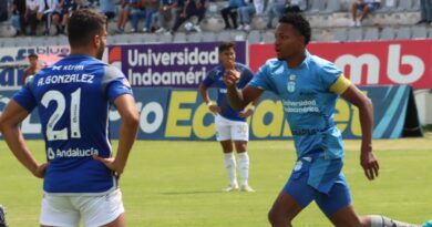 Emelec y Macará empataron 1-1 en el estadio Bellavista. Alexander González y Janpol Morales anotaron por los dos equipos, el 9 de noviembre del 2024.