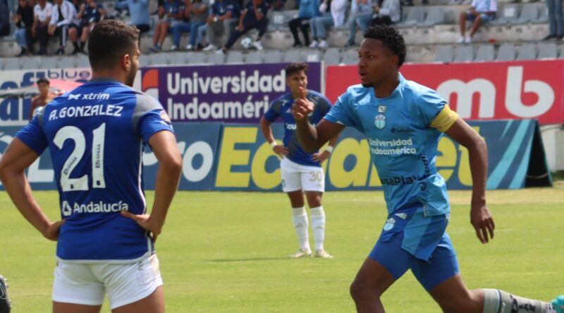 Emelec y Macará empataron 1-1 en el estadio Bellavista. Alexander González y Janpol Morales anotaron por los dos equipos, el 9 de noviembre del 2024.