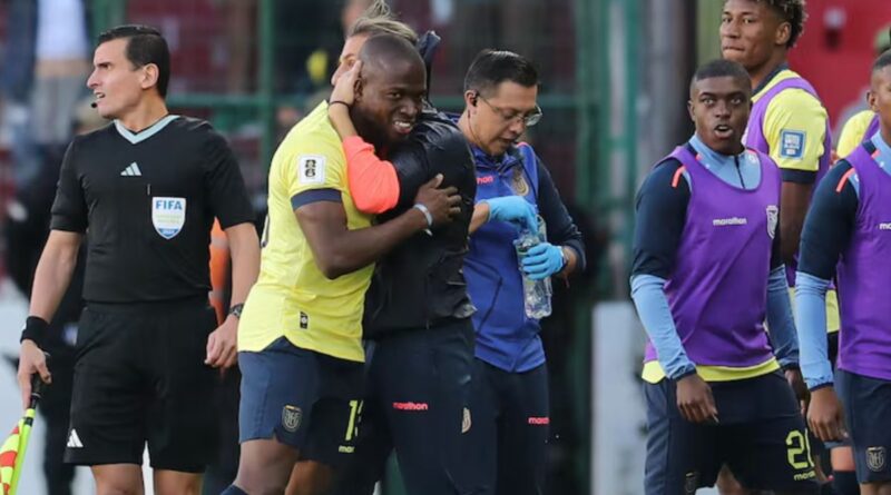 Énner Valencia y Sebastián Beccacece fueron representantes de Ecuador en las votaciones del The Best 2024.